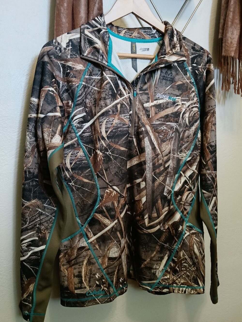Cabela's Camo Quarter-Zip Jacket